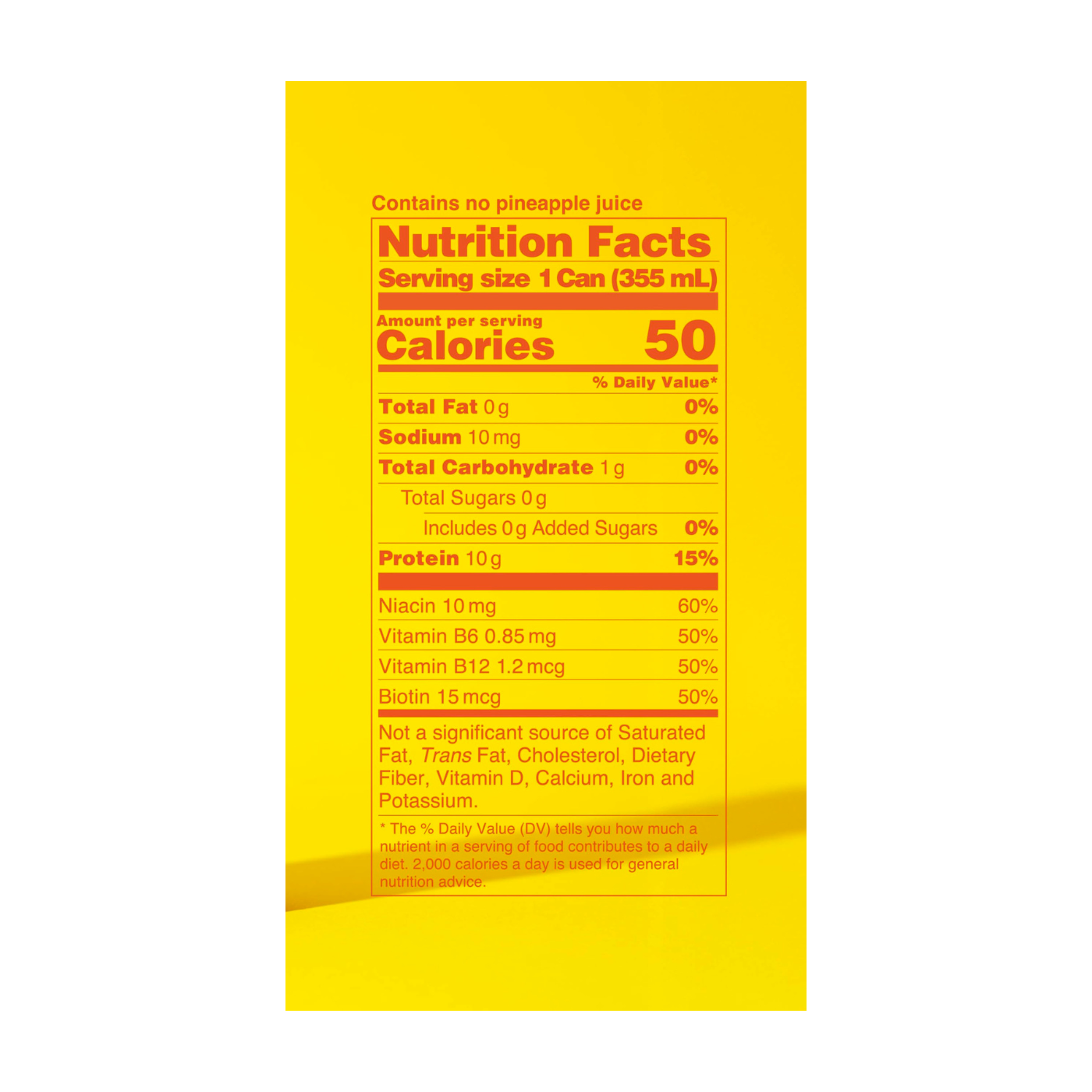 Barebells Protein Soda Pineapple Sunrise