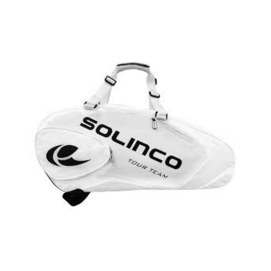 Solinco 15 Pack Tour Racquet Bag Whiteout