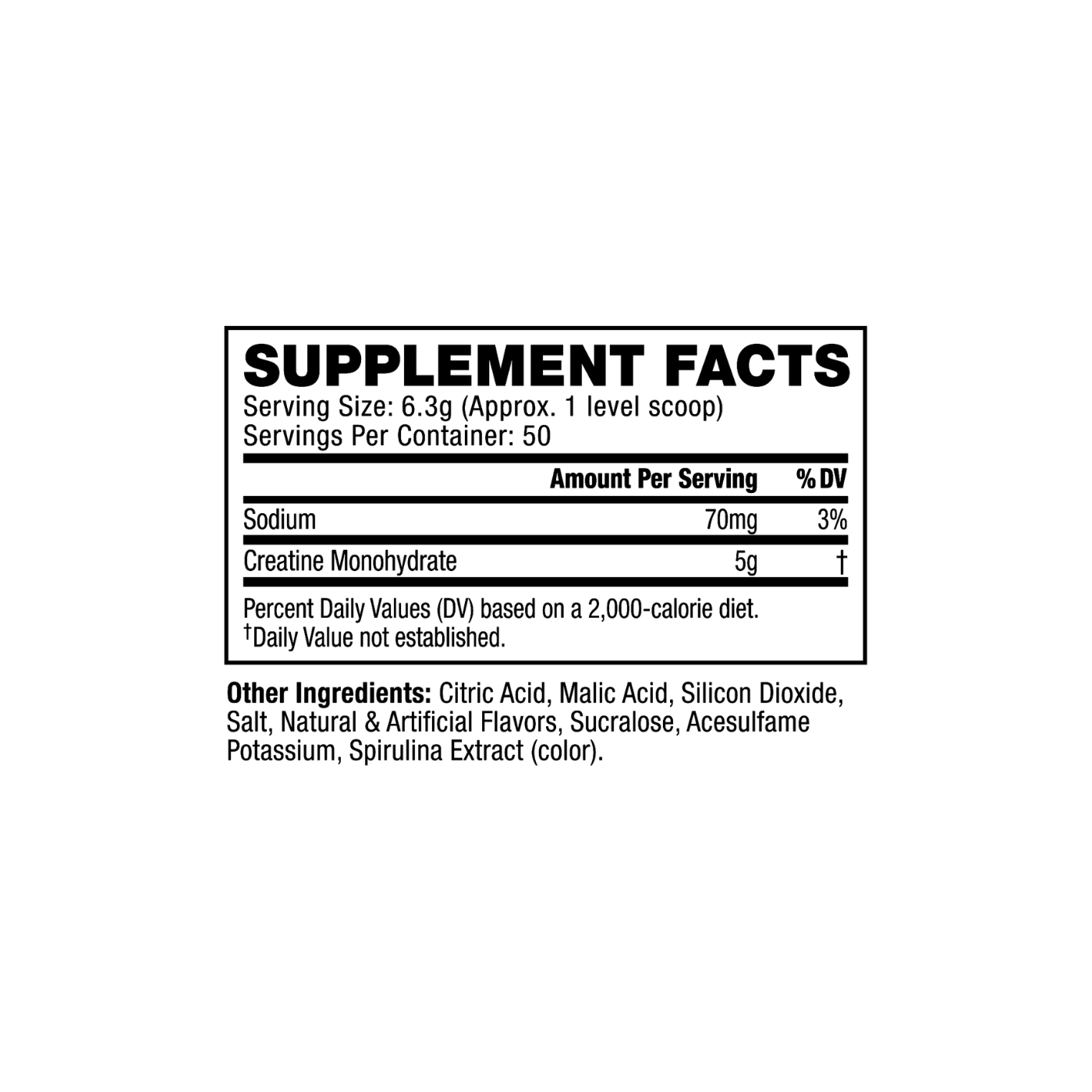 Cellucor Creatine Icy Blue Raazz