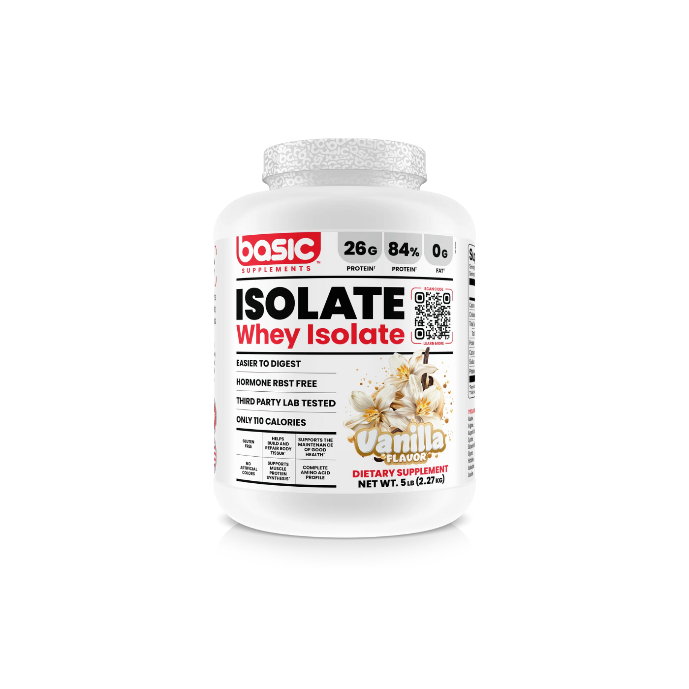 Basic Isolate Vainilla 5LB