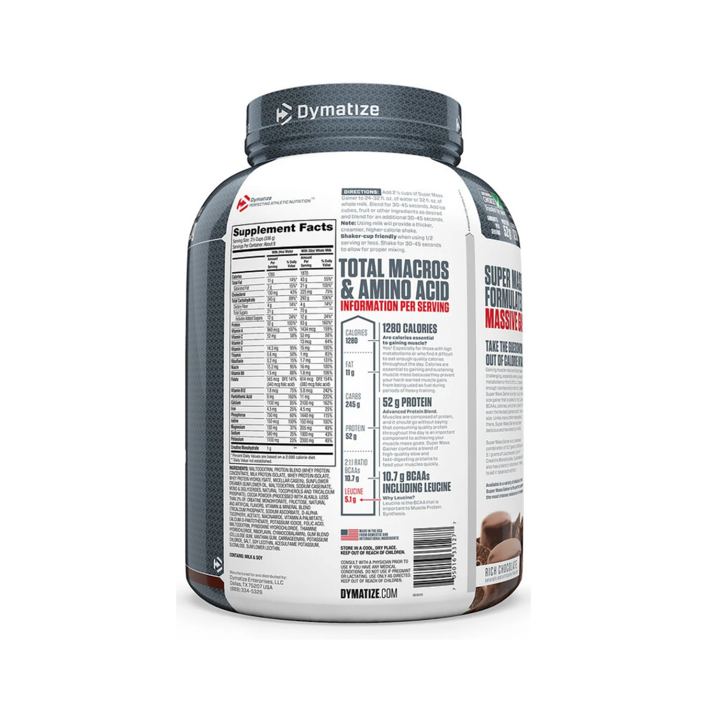 Dymatize Super Mass Gainer 6lb Chocolate