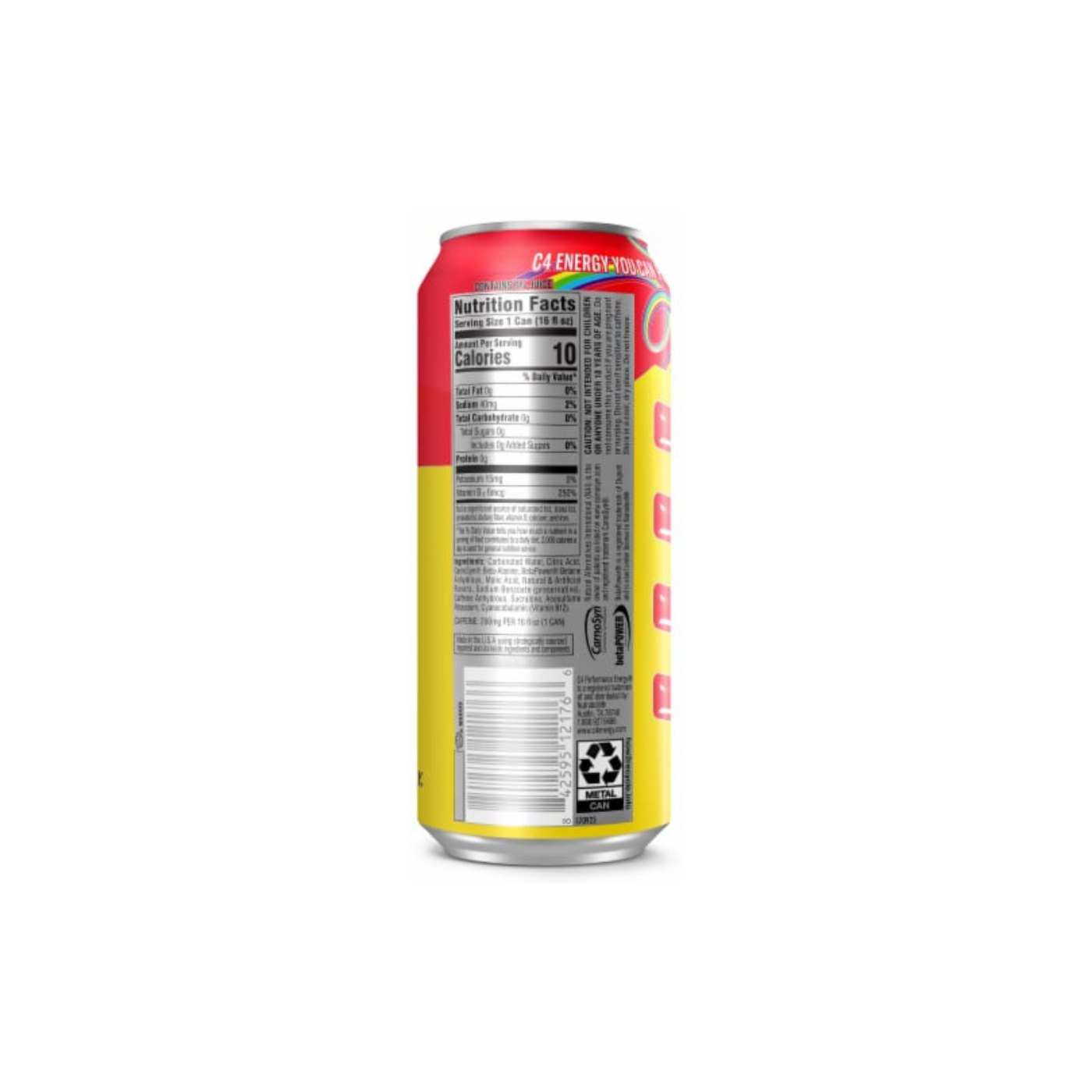 C4 Zero Sugar Cosmic Rainbow