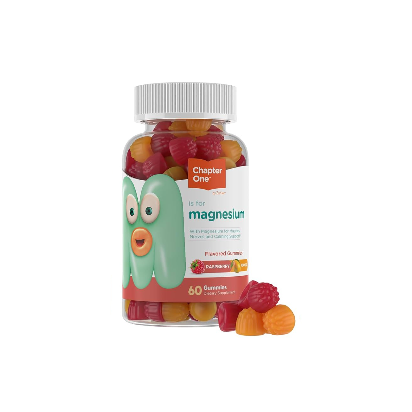 Magnesium 60 Gummies Raspberry