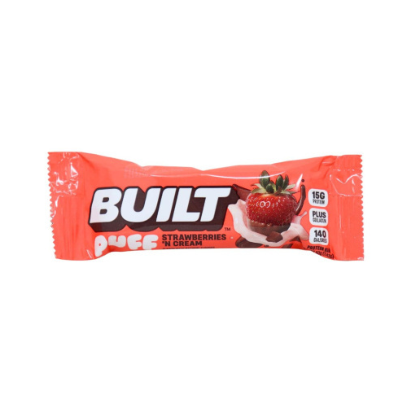 Built Bar Puff Strawberry and Cream