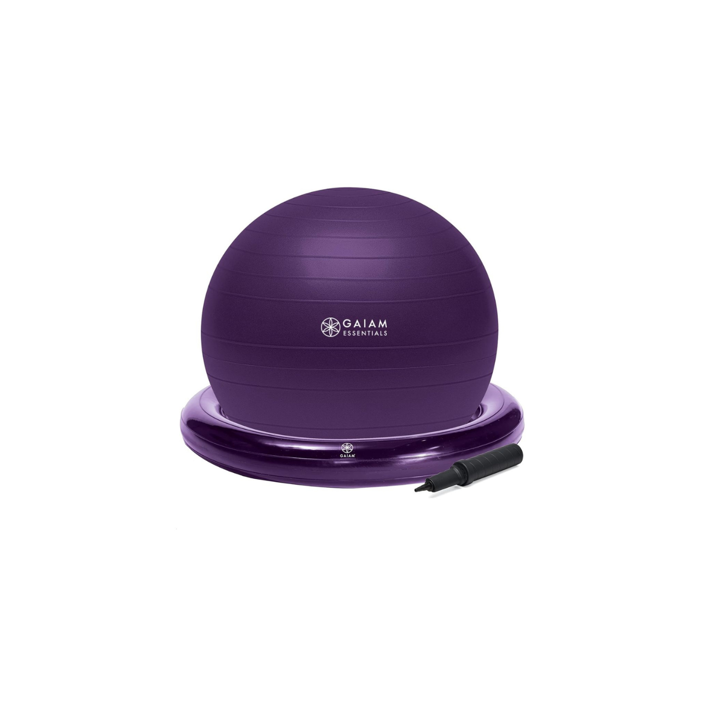 Balance Ball & Base Kit Black Purple
