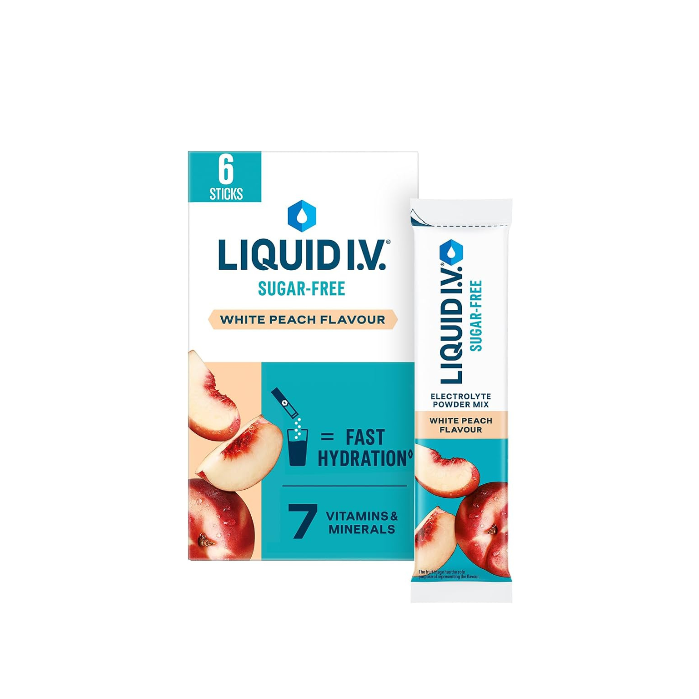 Liquid Hydration Stick X10 white Peach