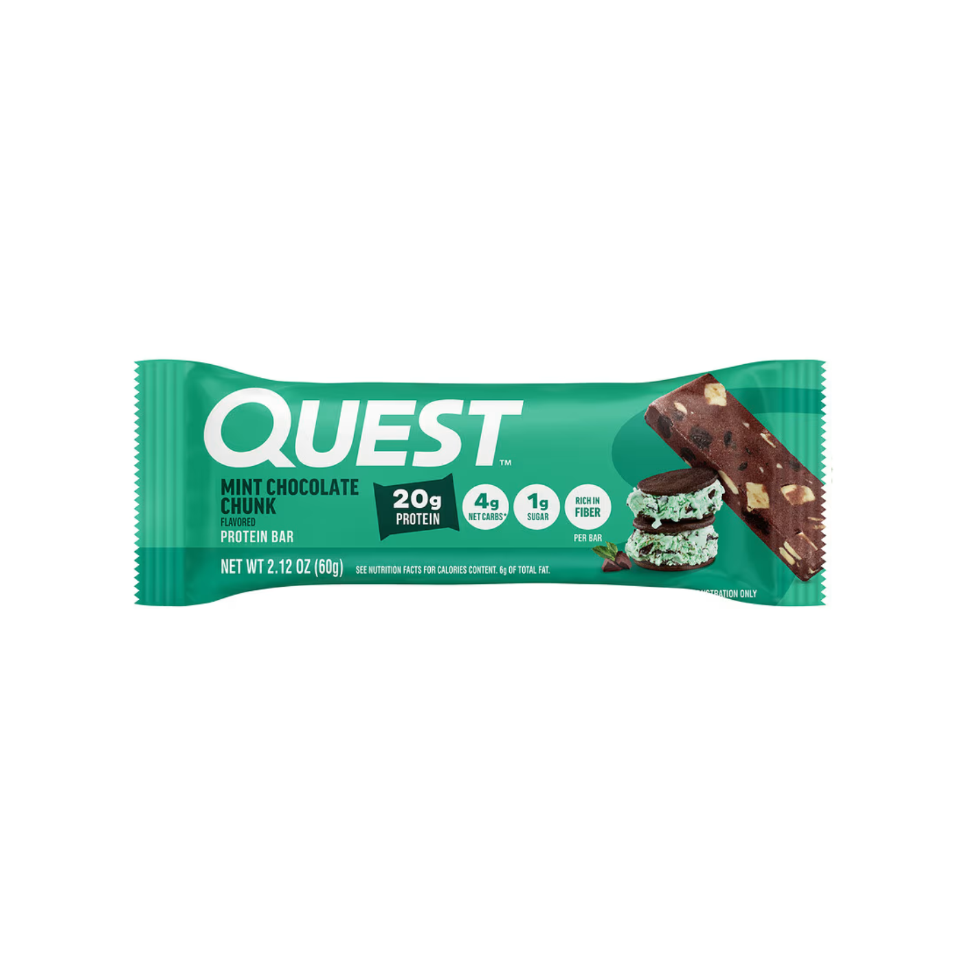 Quest Barra Mint Chocolate Chunk