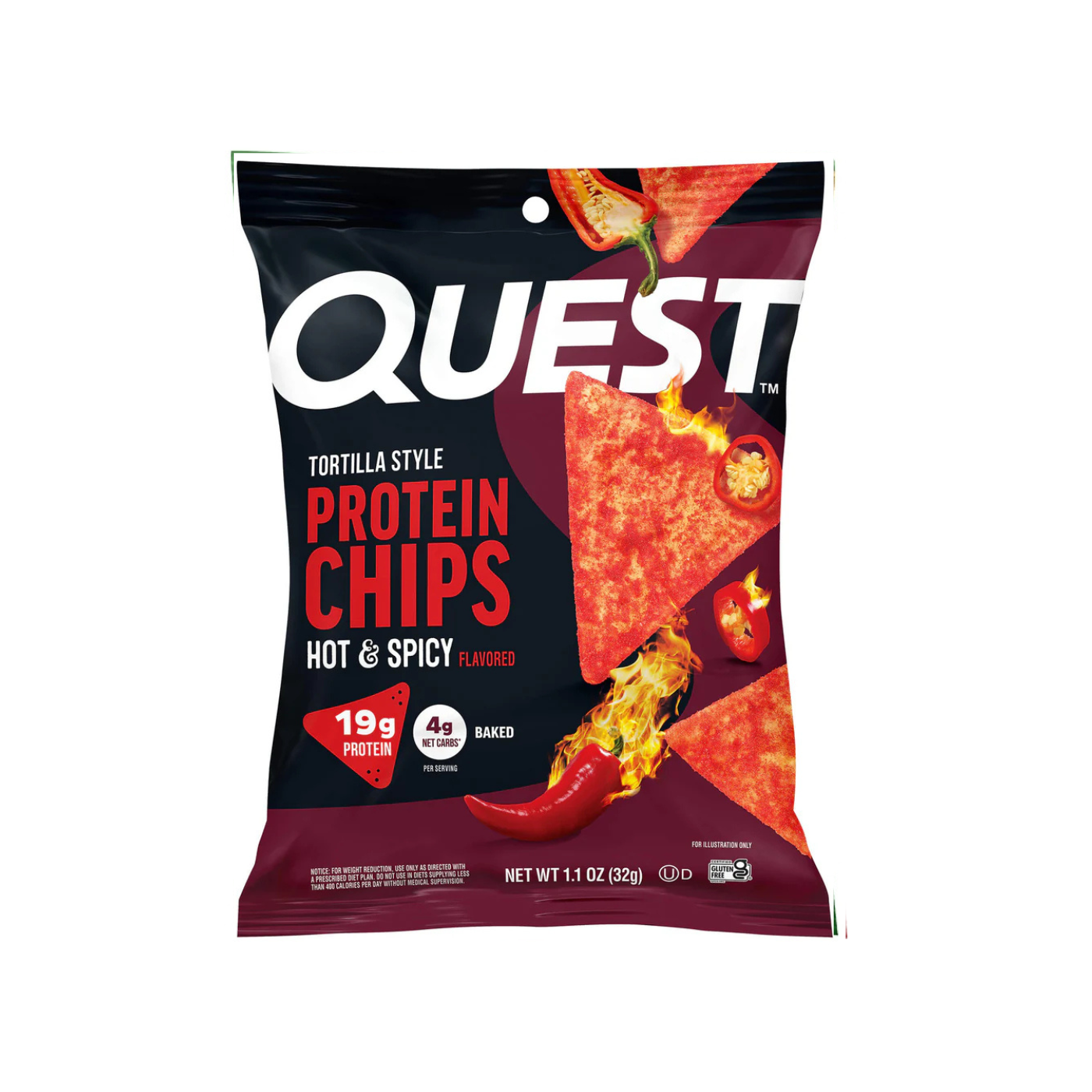Quest Chips Hot & Spicy Crispy