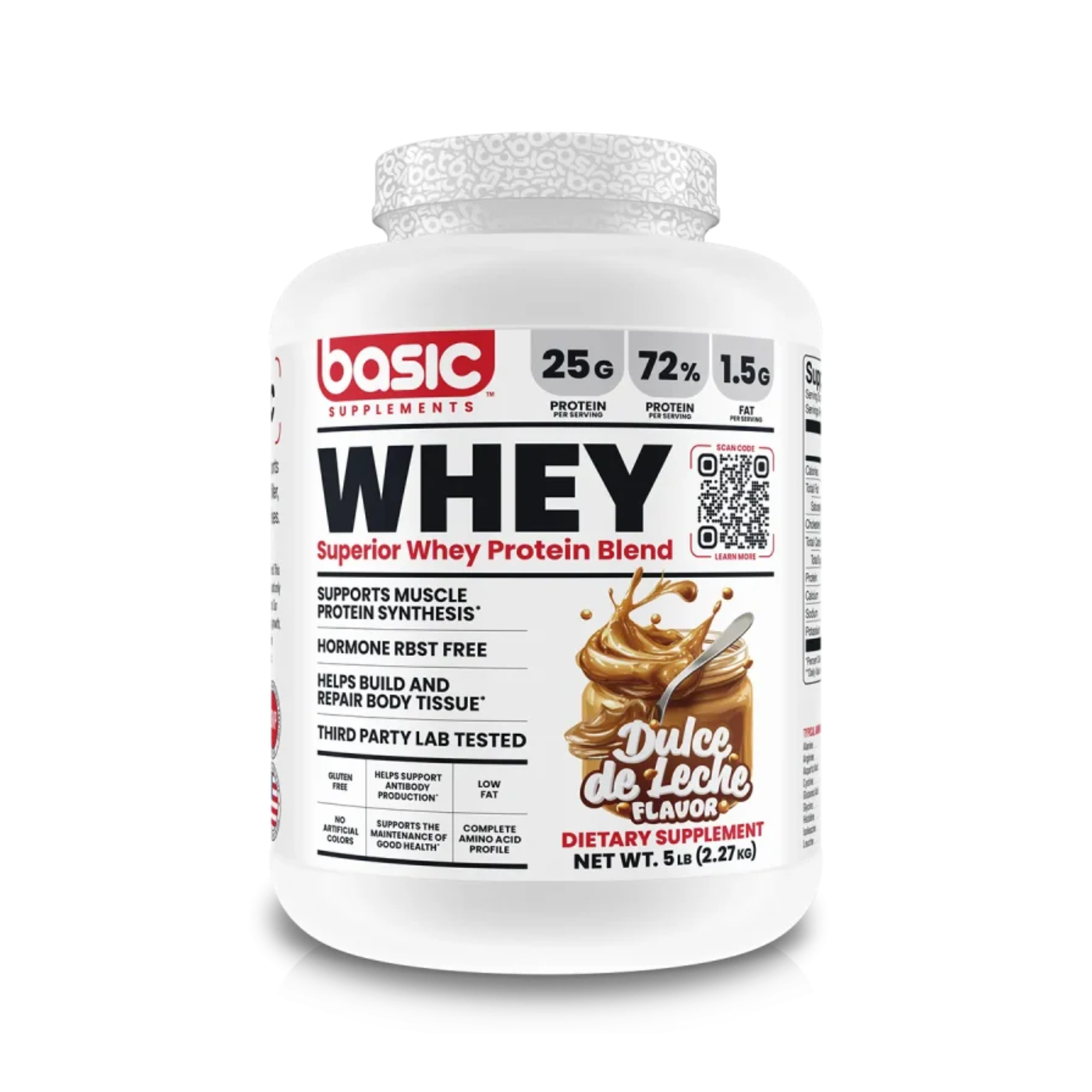 Basic Whey Dulce de Leche 5LB