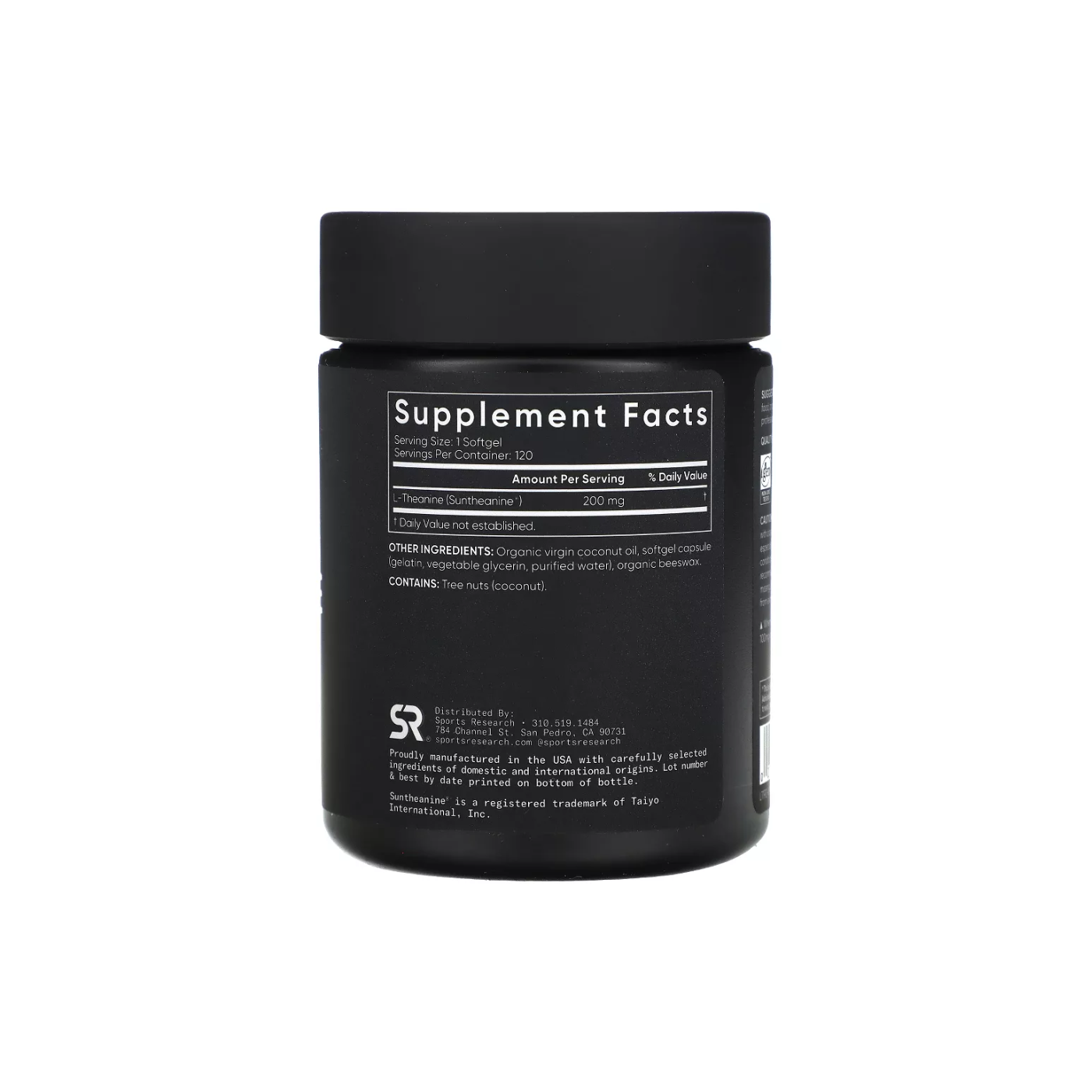 Sports Research L-Theanine 120 Soft