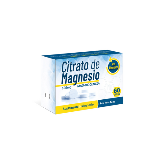 Citrato de Magnesio 60 tabletas