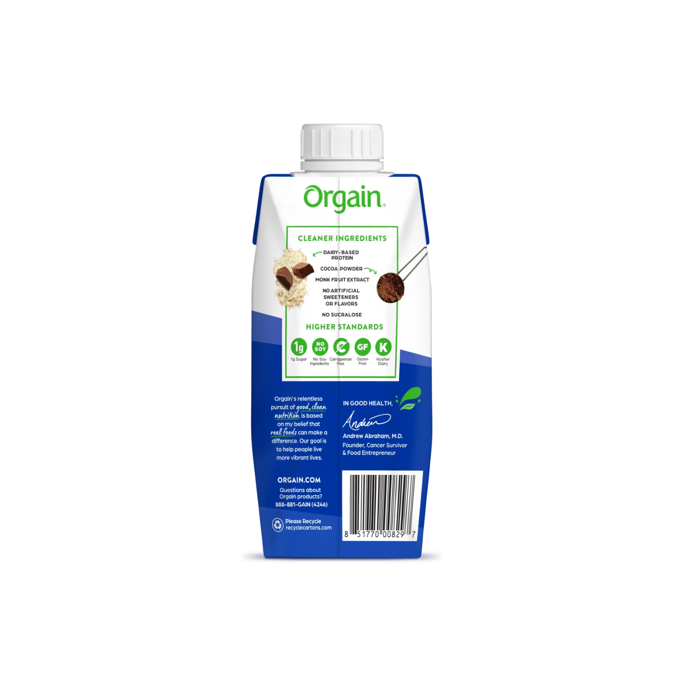 Orgain Shake de Chocolate Fudge 30g