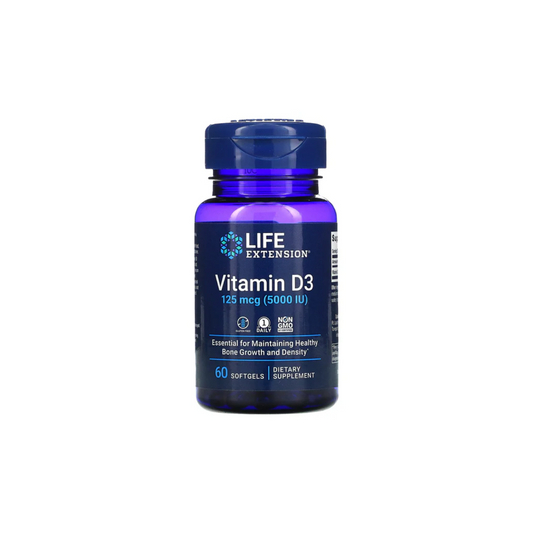 Vitamin D3 125mcg - 60 softgels