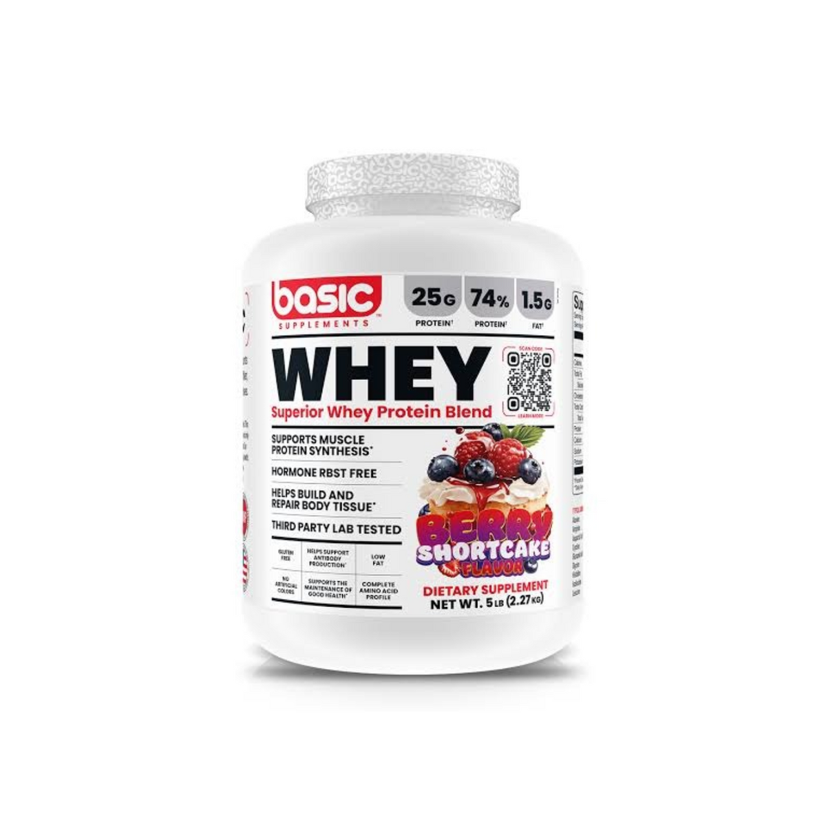 Whey Berry Shortcake Basic