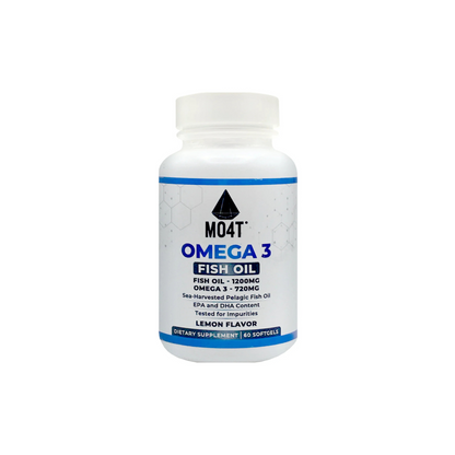 MOAT OMEGA 3 FISH OIL LEMON FLAVOR