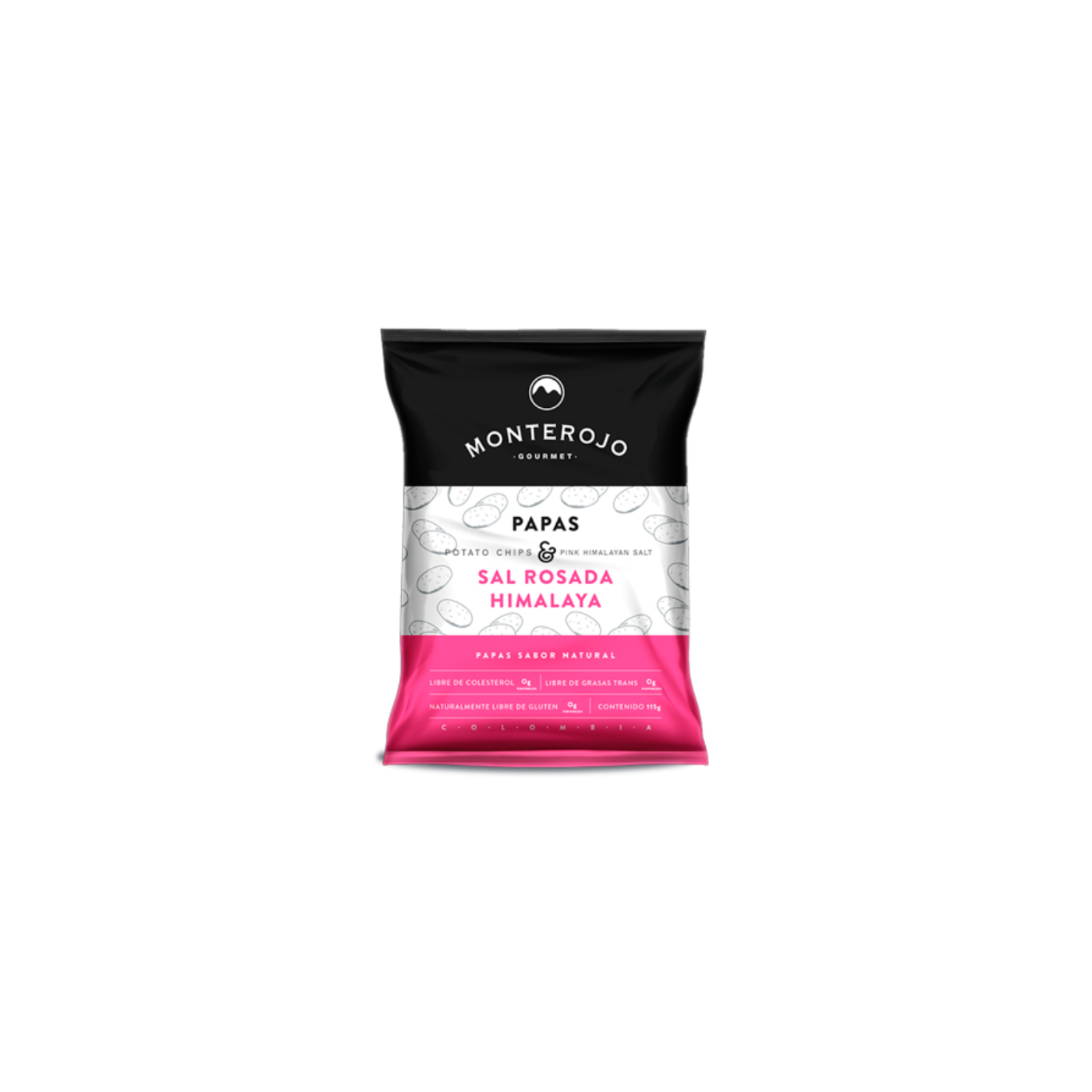 Monte Rojo Papas Sal Rosada 100g