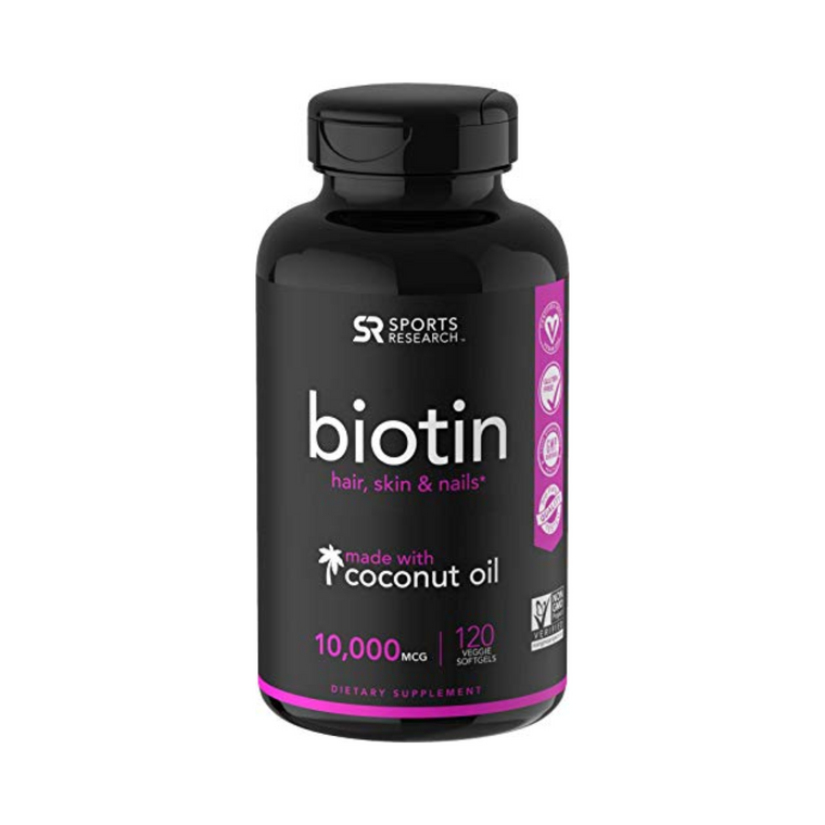 Biotin 10000 mcg 120 veggie softgels