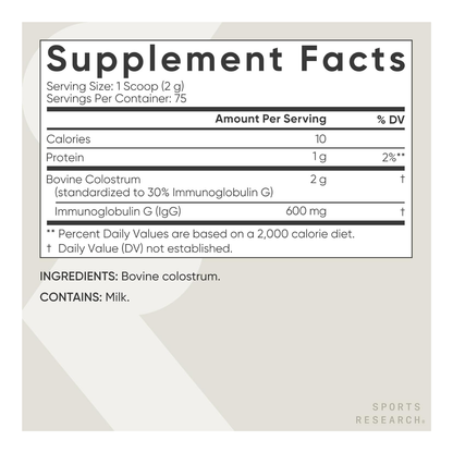 Colostrum Powder Unflavored