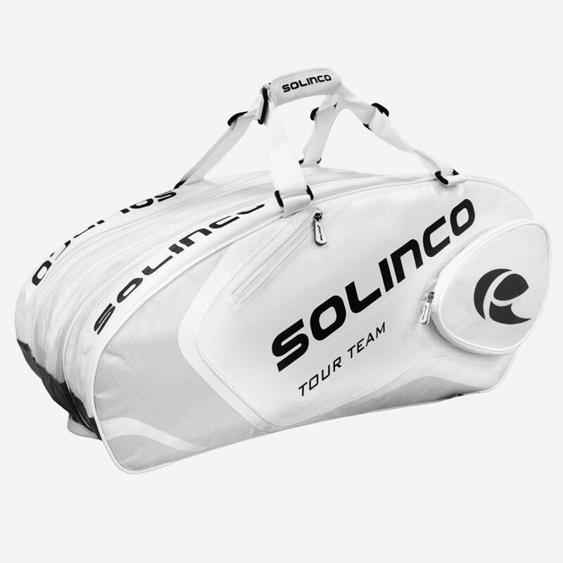 Solinco 15 Pack Tour Racquet Bag Whiteout