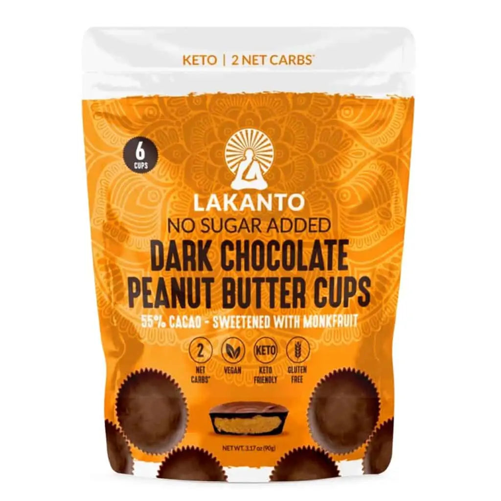 Lakanto Dark Chocolate Peanut Butter Cups