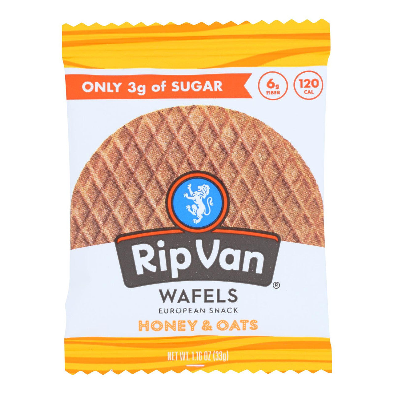 Low Sugar Wafels Honey & Oats