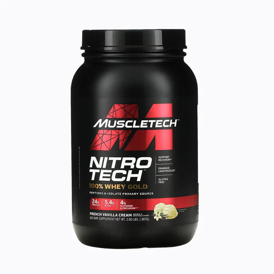 Nitro Tech 100% Whey Gold 2lbs French Vanilla Cream