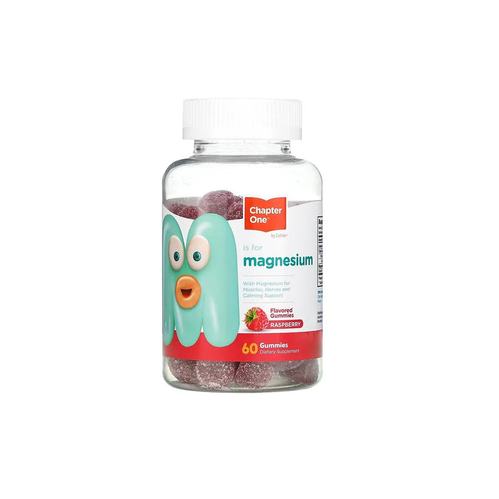 Magnesium 60 Gummies Raspberry