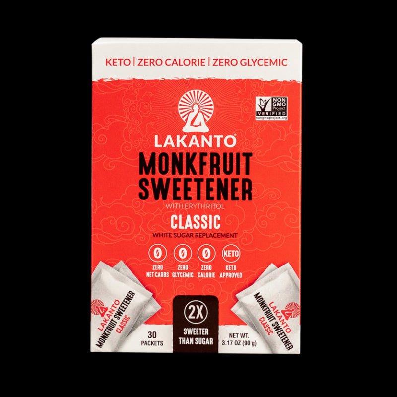 Lakanto Monkfruit Sweetener 30 Packets Classic